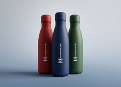 Hydrate Me Stainless Steel Branded Matte Flask